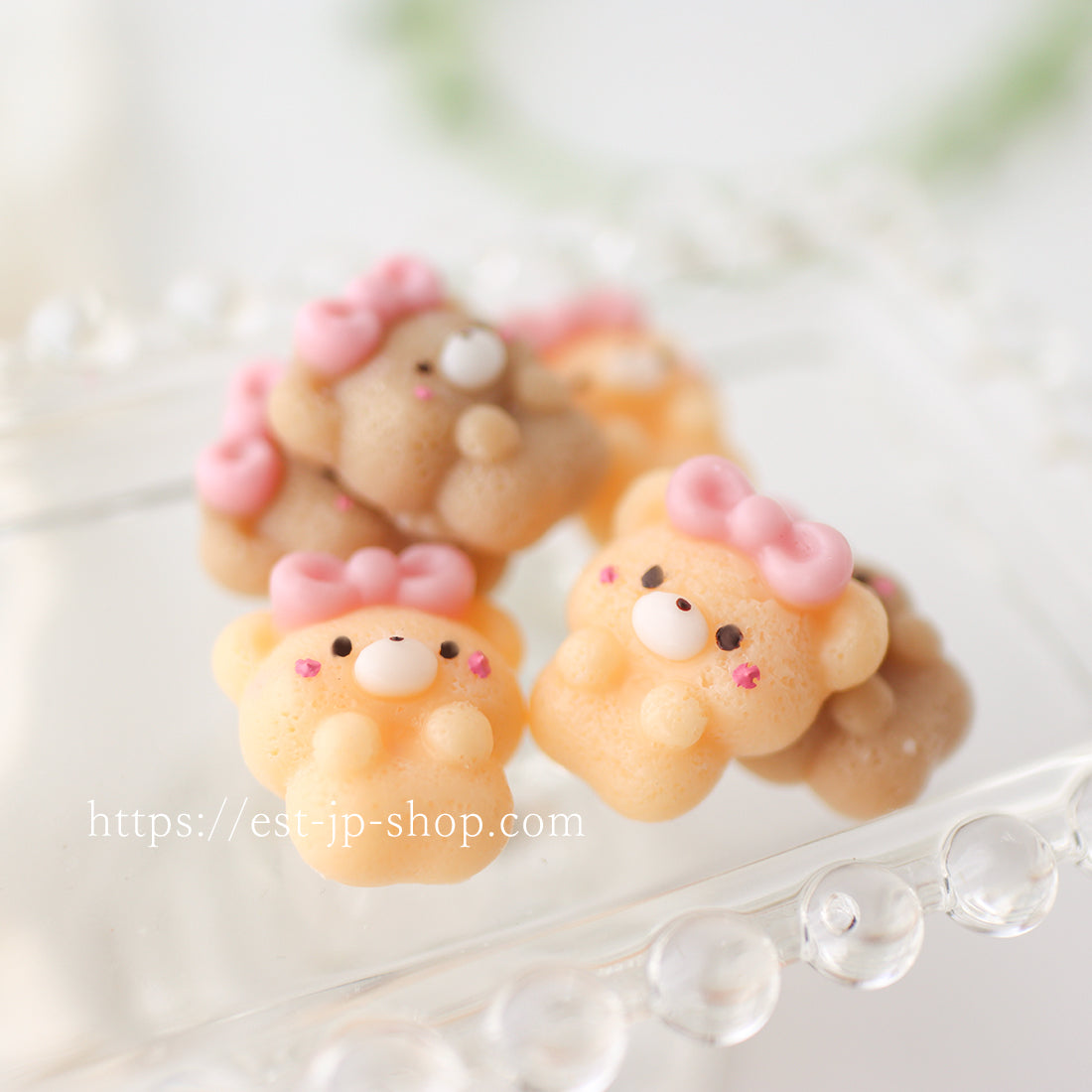 リボンくまのクッキー