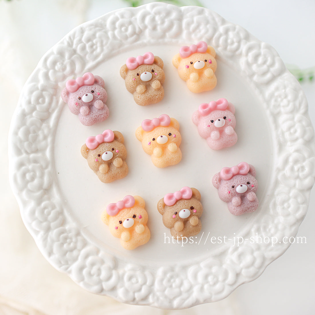 リボンくまのクッキー