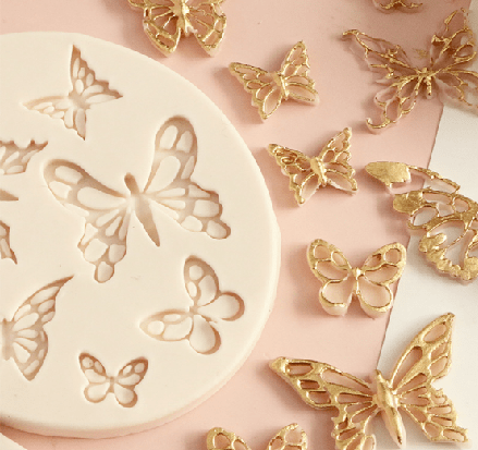 6 kinds of butterfly silicone mold