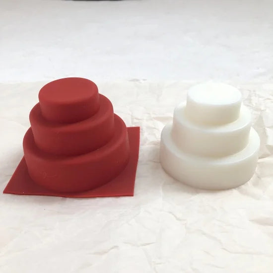 Three-tier cake