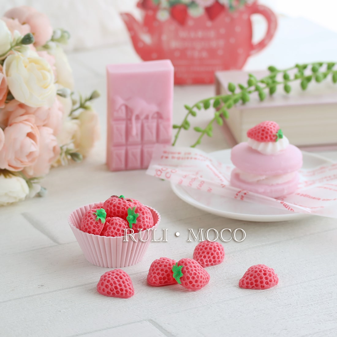 Half a strawberry