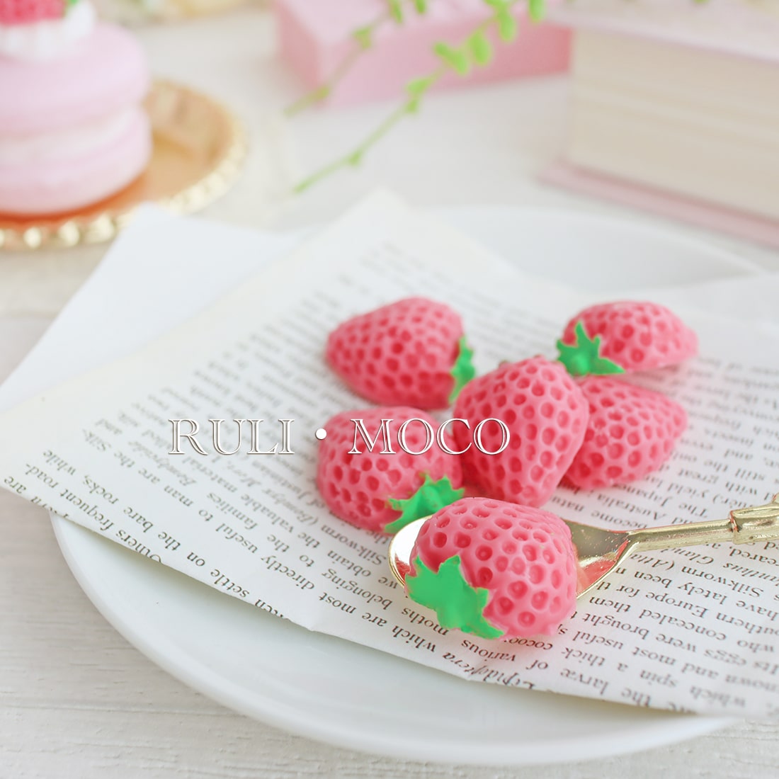Half a strawberry