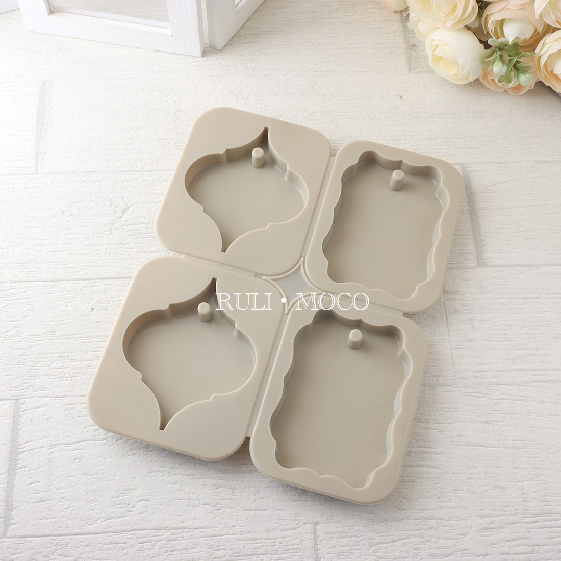 ワックスサシェ用モールド(オーナメントB フレームタイプ)