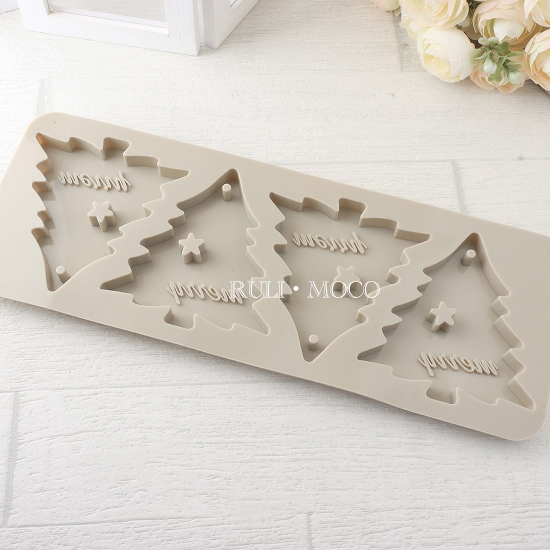 ワックスサシェ用モールド(ツリー4個タイプ)
