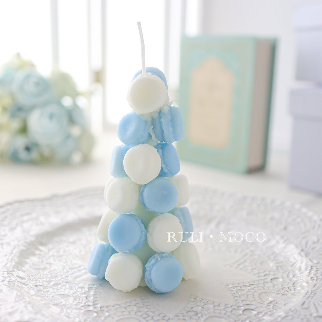 Silicone mold for macaron tower