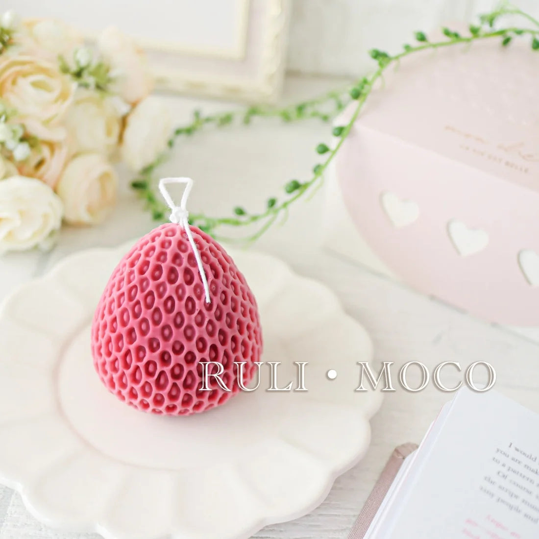 Big strawberry silicone mold