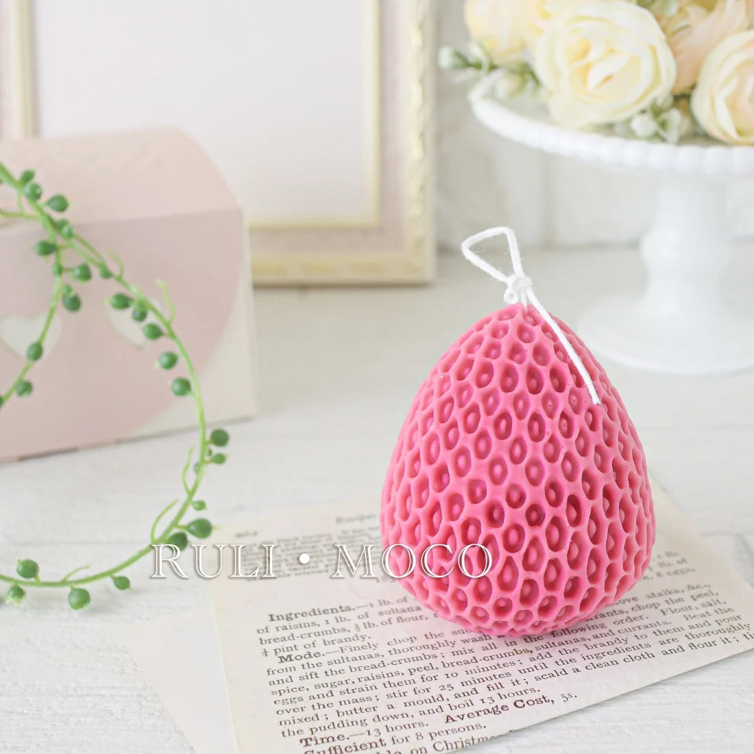 Big strawberry silicone mold