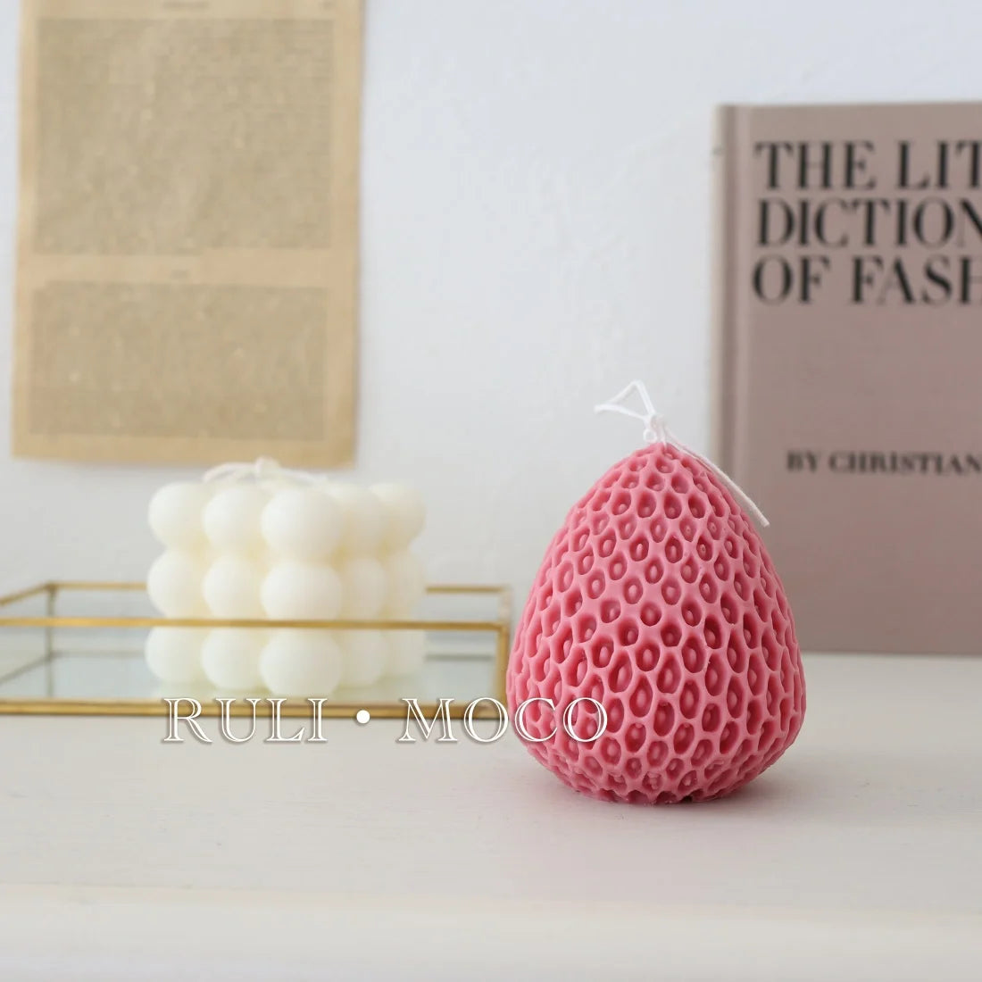 Big strawberry silicone mold