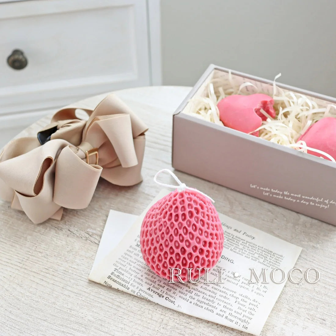 Big strawberry silicone mold