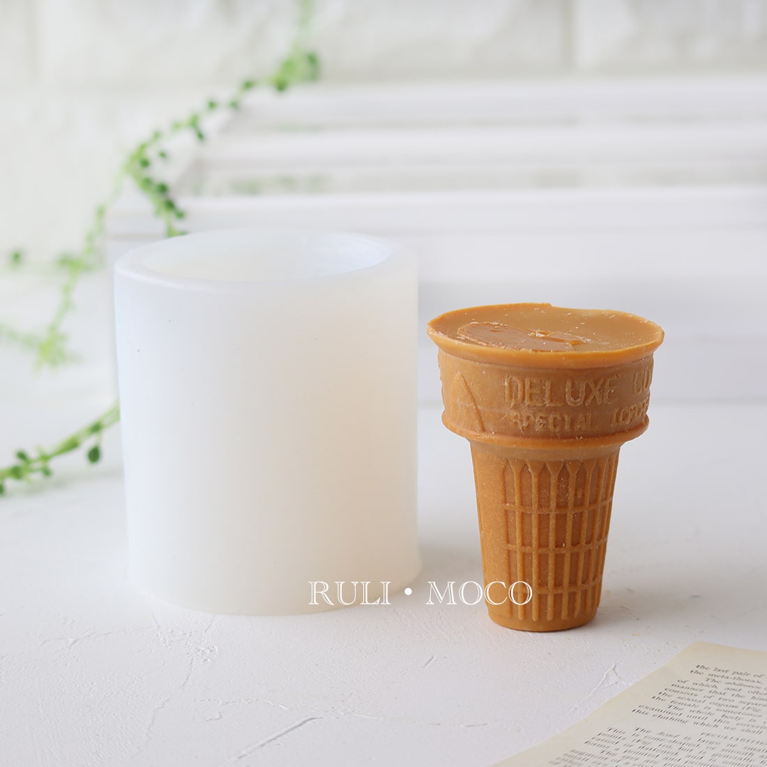 立体アイスクリームシリコンモールド