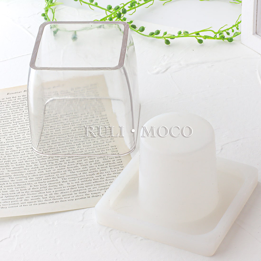 ポリカーボネート(ラウンドスクエア・ランタンキャンドルモールド)