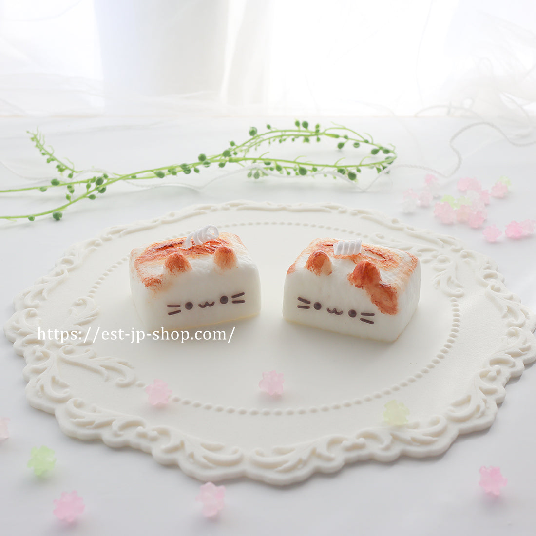 Cat-shaped Mochi