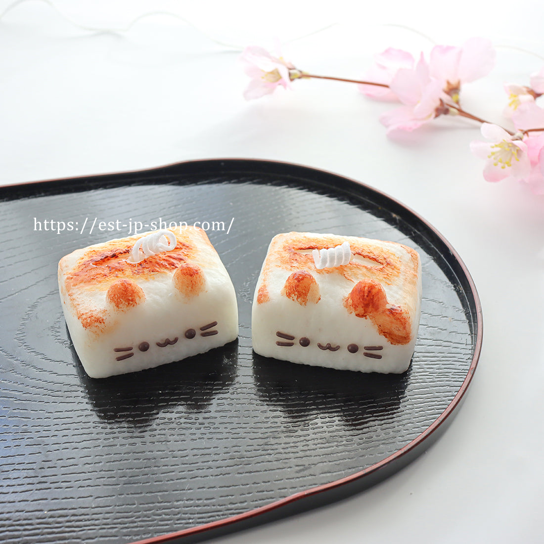 Cat-shaped Mochi