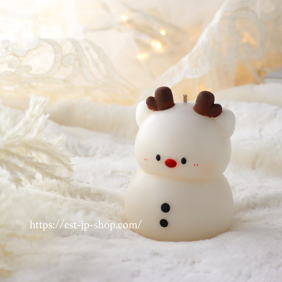 トナカイの雪だるま