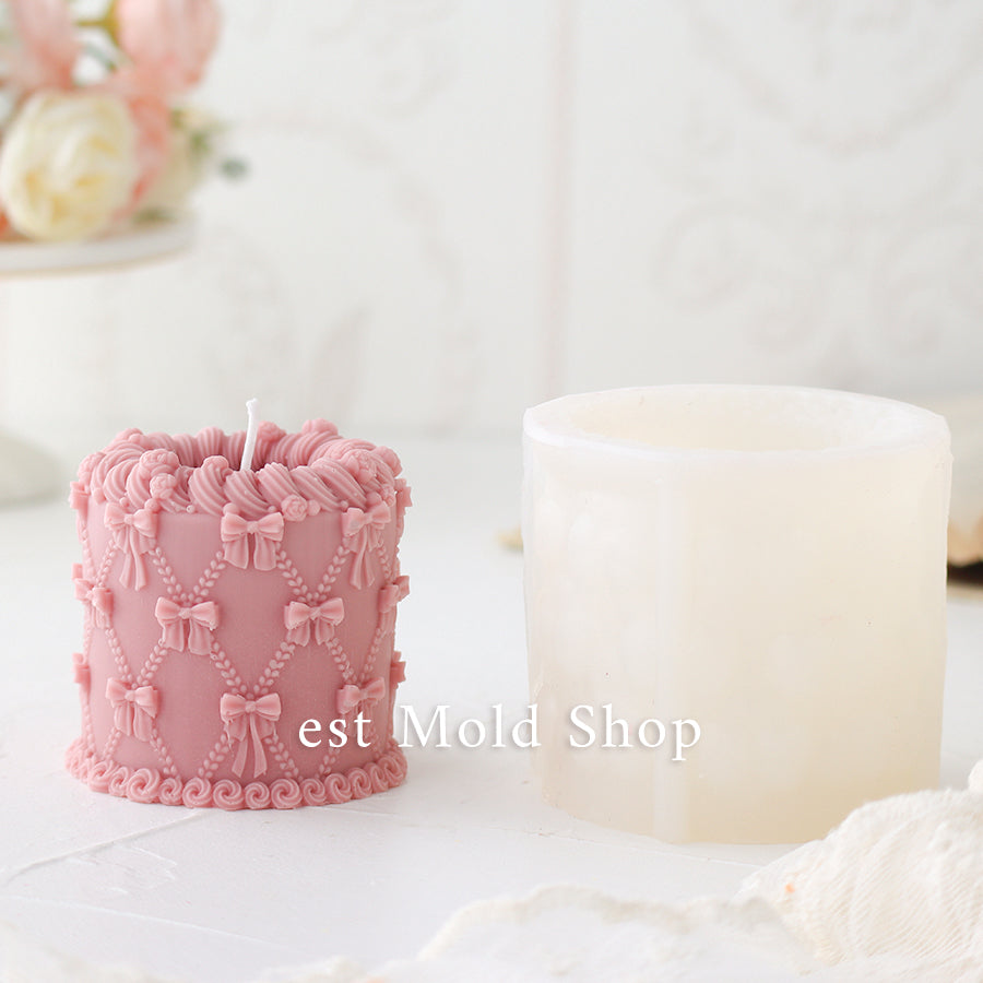 リボンクリームケーキ