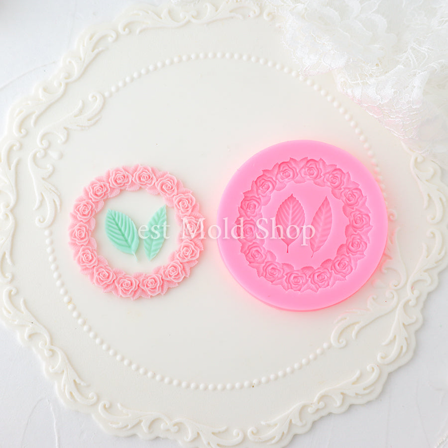 シンプルローズリース