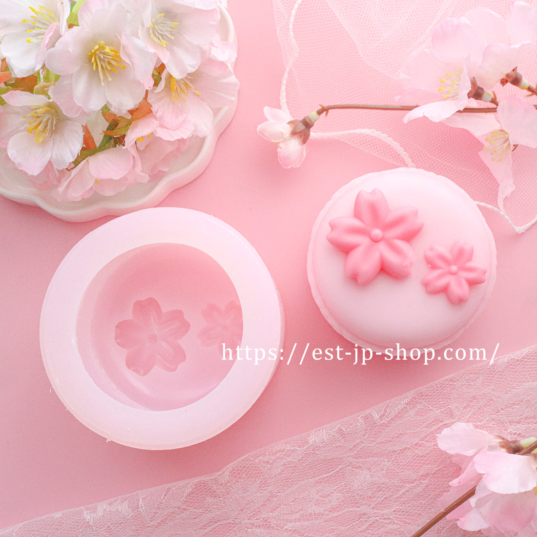 桜のビッグマカロン
