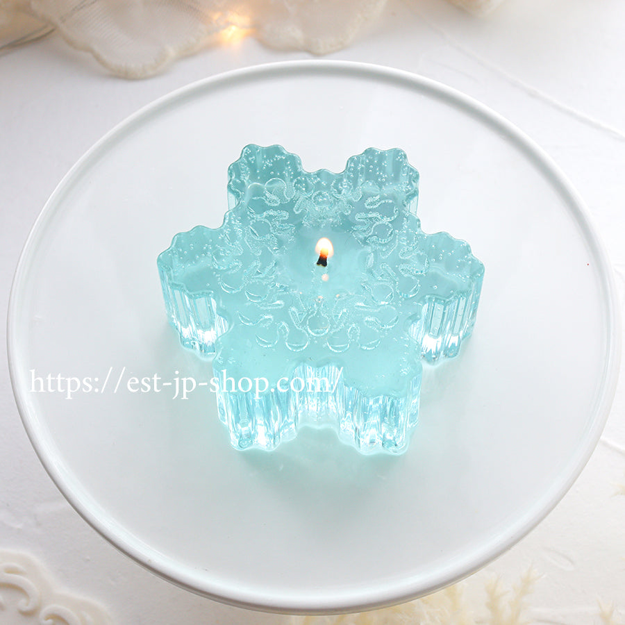 雪の結晶Lサイズ(薄型モールド)
