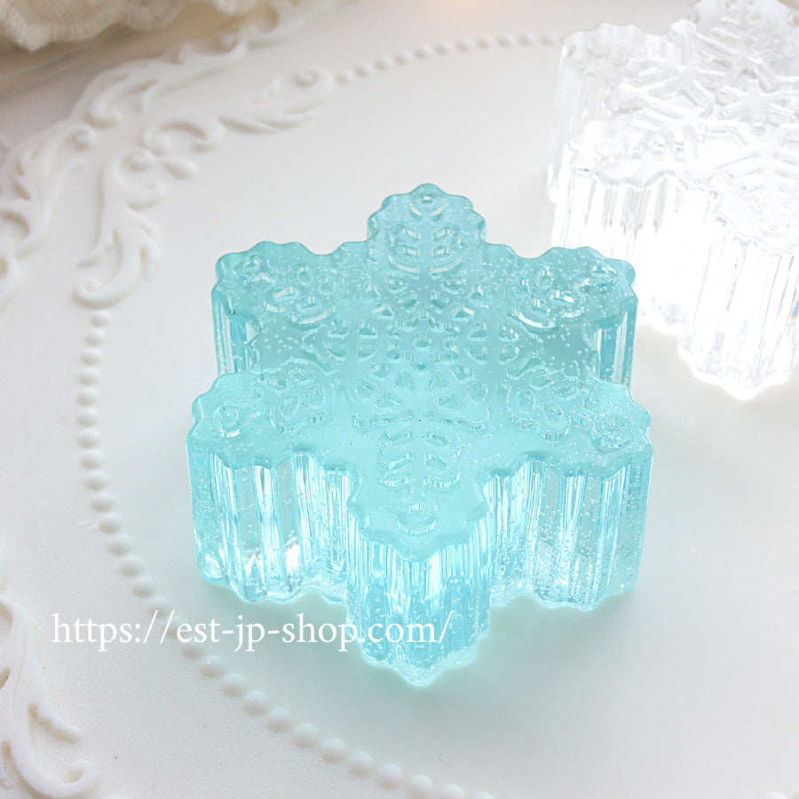 雪の結晶Lサイズ(薄型モールド)