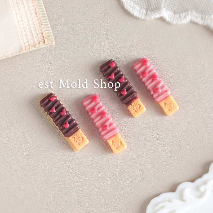 ハート付きチョコスティック