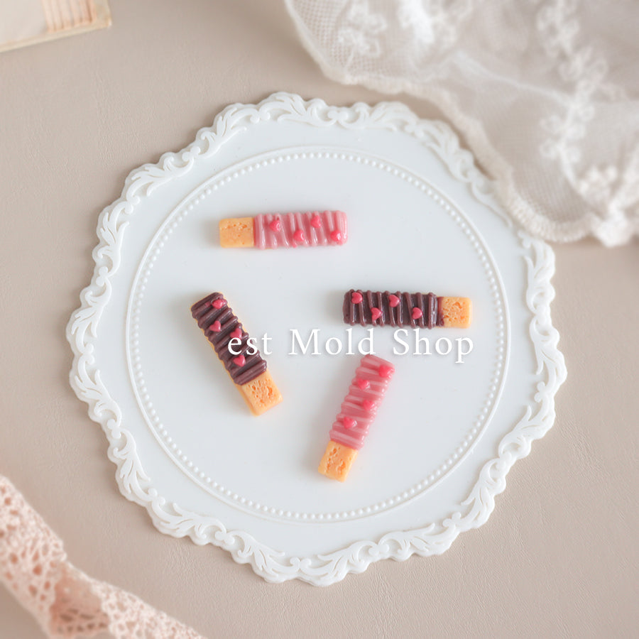 ハート付きチョコスティック