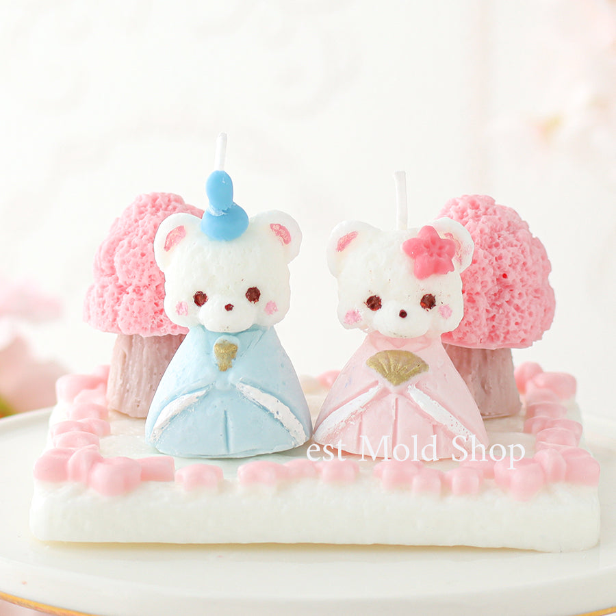 【雛祭り】くまの雛人形