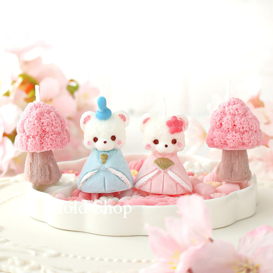 【雛祭り】くまの雛人形