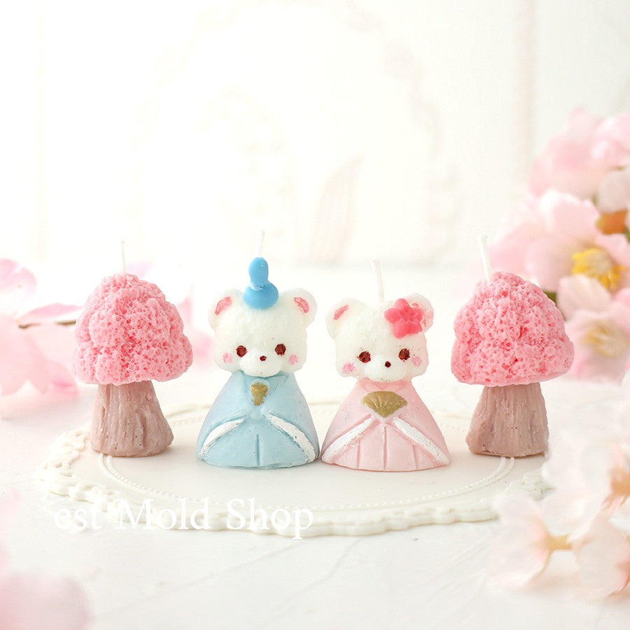 【雛祭り】くまの雛人形