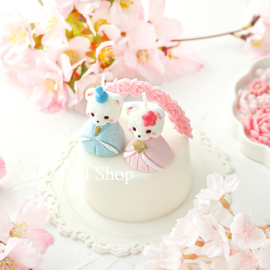 【雛祭り】くまの雛人形