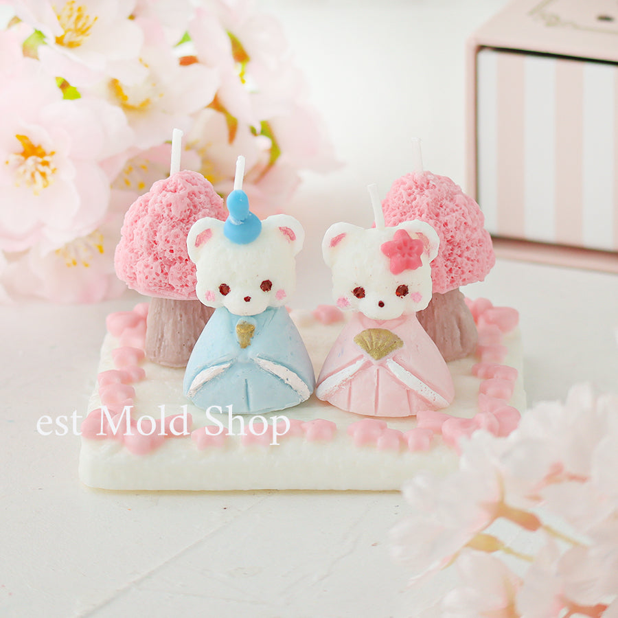 【雛祭り】くまの雛人形