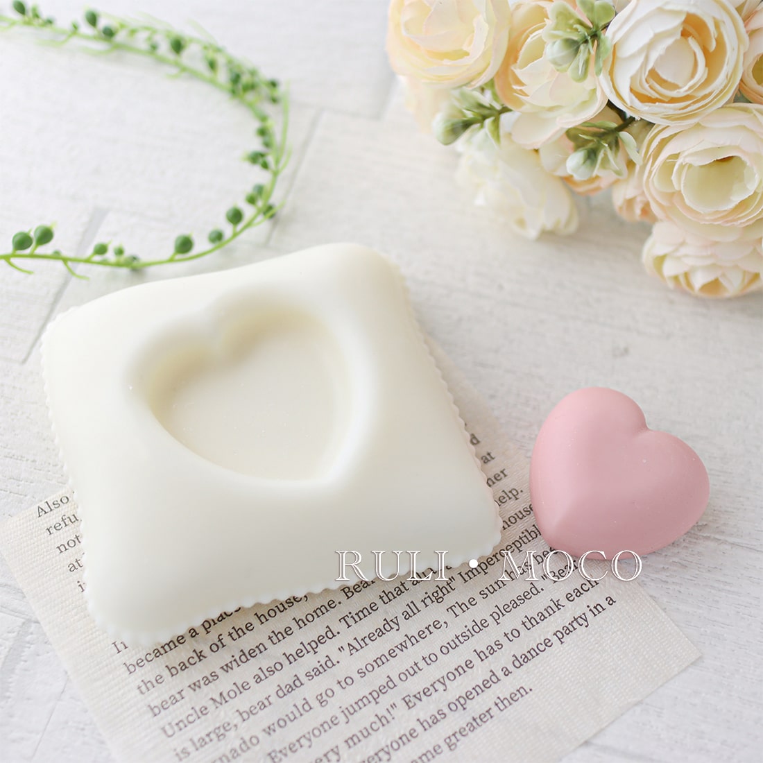 分離型ハートクッション