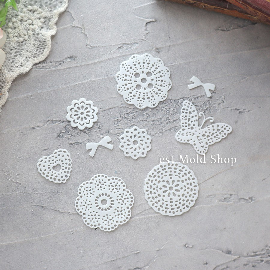 Butterfly Circle Lace Mat