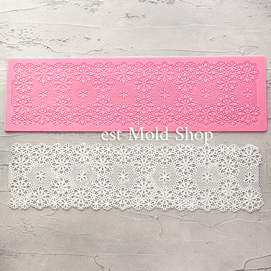 Lace Mat Silicone Mold (H)