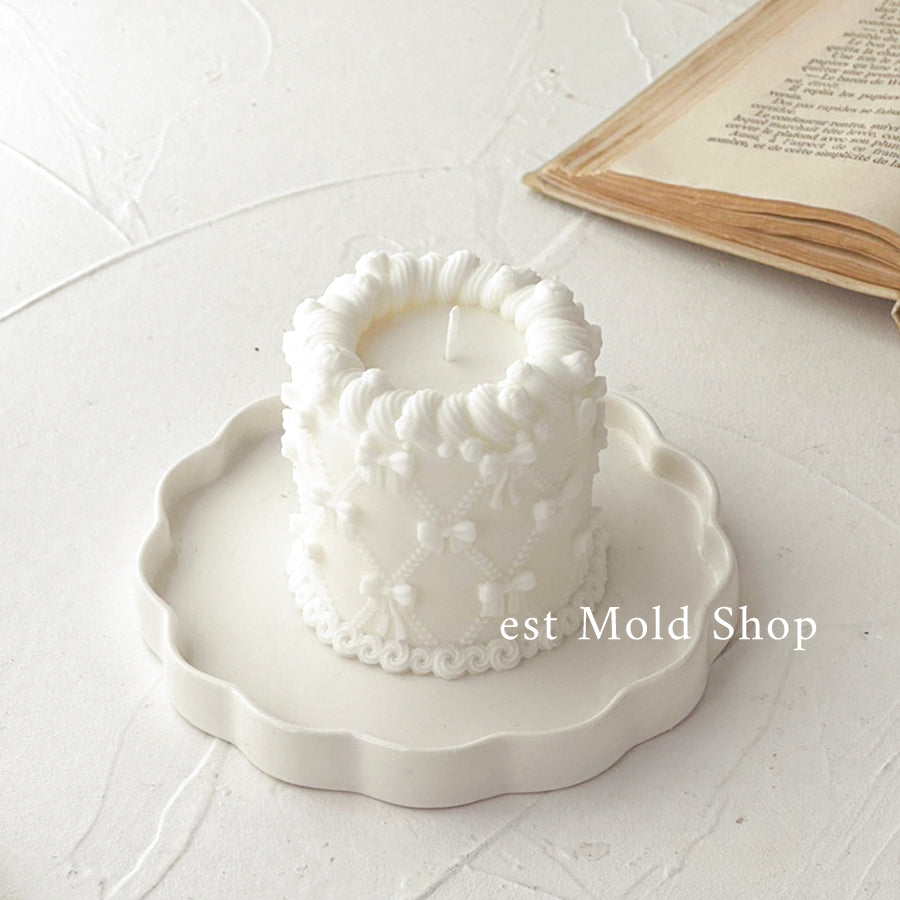 リボンクリームケーキ