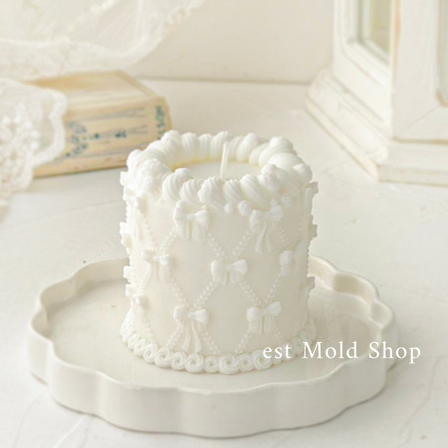 リボンクリームケーキ