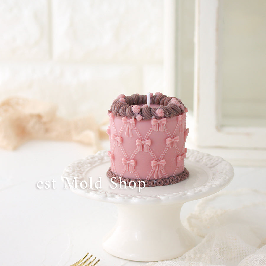 リボンクリームケーキ