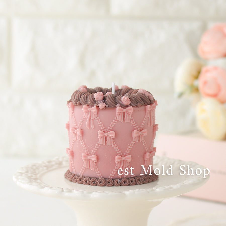 リボンクリームケーキ