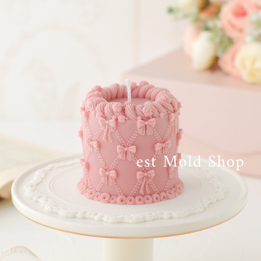 リボンクリームケーキ