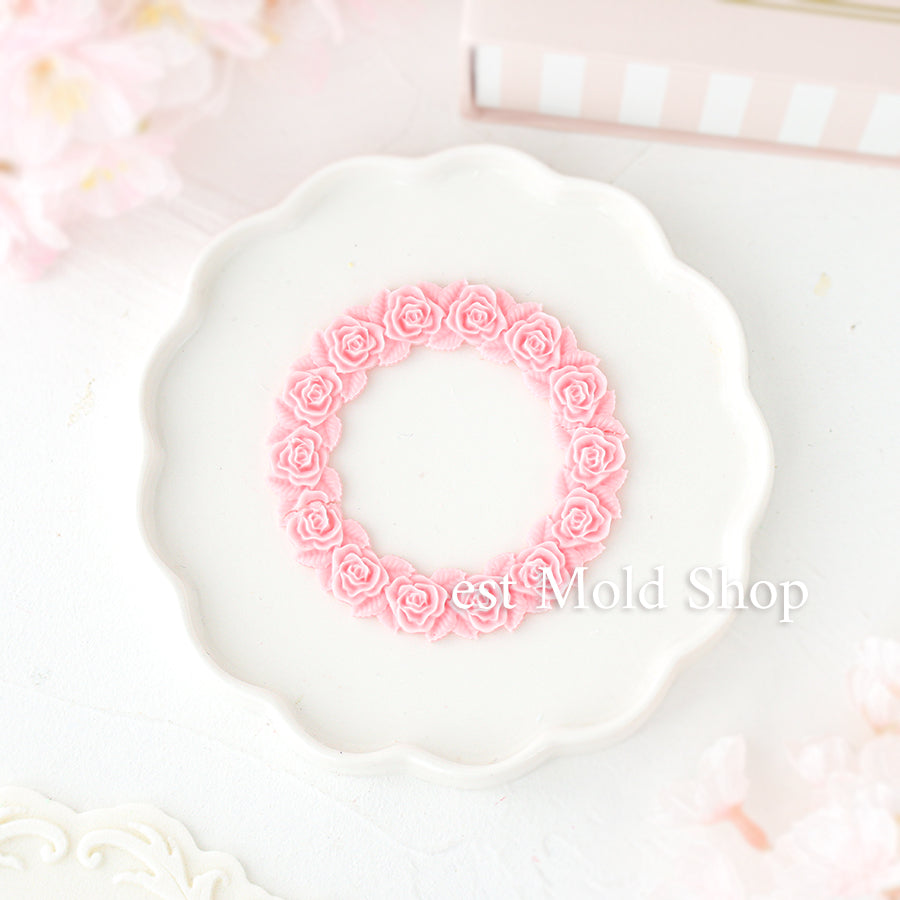 シンプルローズリース