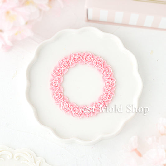 シンプルローズリース