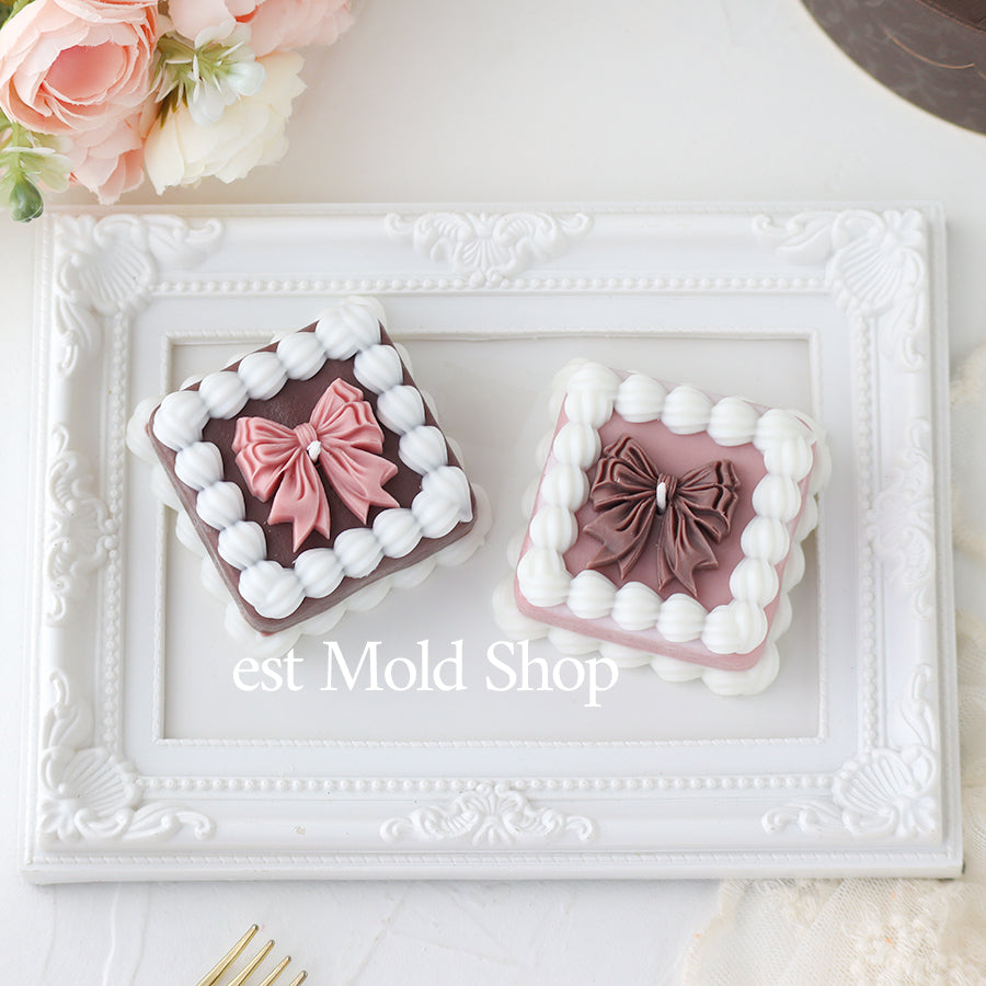 スクエアクリームケーキ